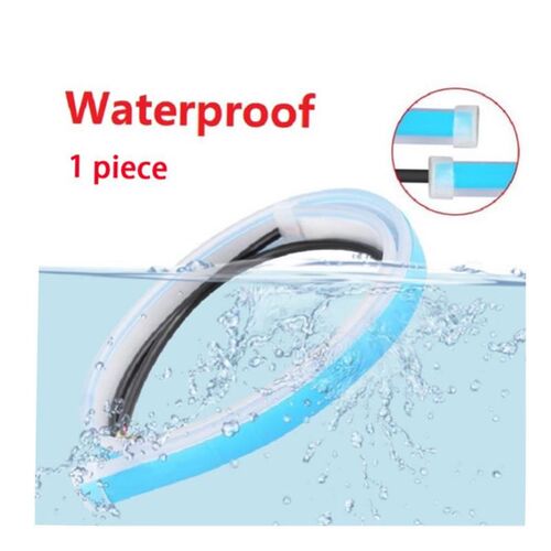 1pcs LED DRL Car Daytime Running Light Flexible Waterproof S