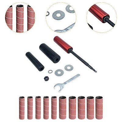 Rubber Sanding Drum Sleeves Kit Drill Sanding Attachment