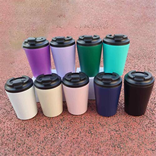 1PC Simple Coffee Cup 304 Stainless Steel Vacuum Insulated
