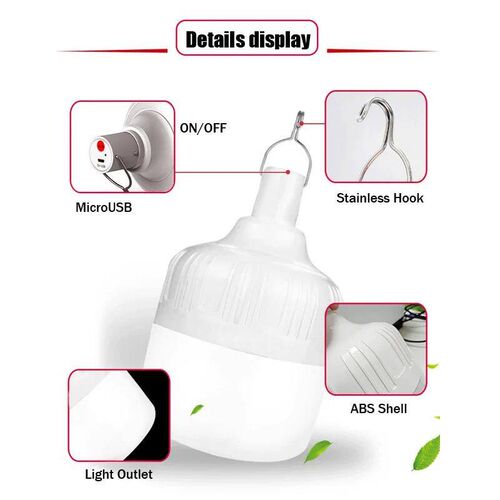 Portable Lanterns High Power USB Rechargeable LED Emergency