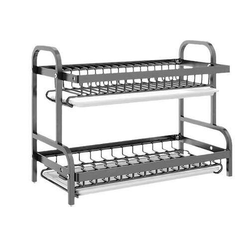 3-Tier Dish Drying Rack Kitchen Supplies Shelf Utensils