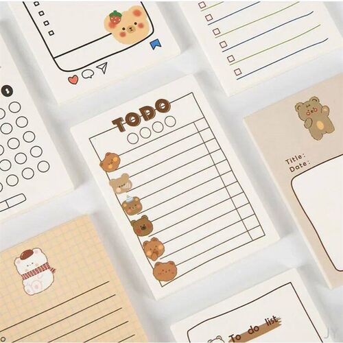 50 Sheets To Do List Memo Pad Cute School Stationery Notes i