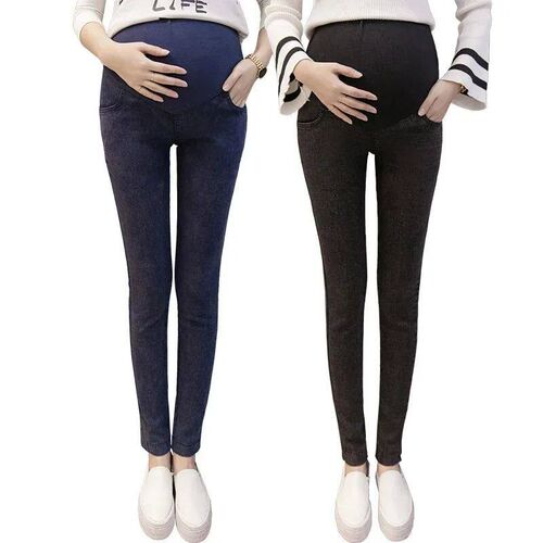 Maternity Pregnancy Skinny Trousers Jeans Pants Elastic Preg