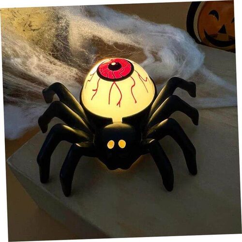 Halloween Decorations LED Candle Light Plastic Spider Skull