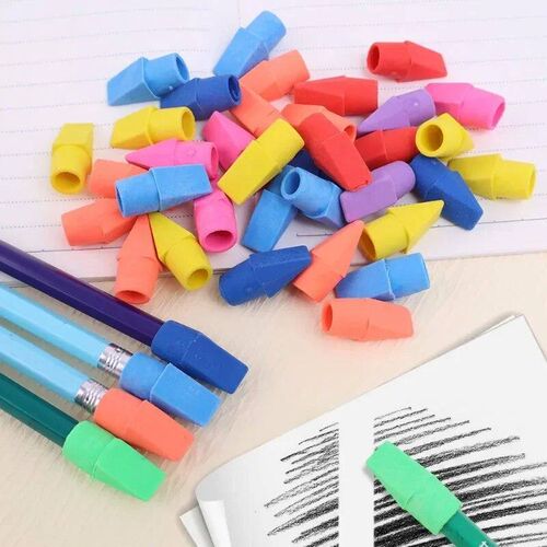 20Pcs Wholesale Pencil Top Eraser Caps Chisel Shape Pencil E