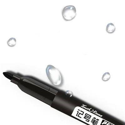 9 Pcs/Set Permanent Marker Pen Fine Point Waterproof Ink Thi
