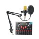 card set live MIC recording sound microphone English boom