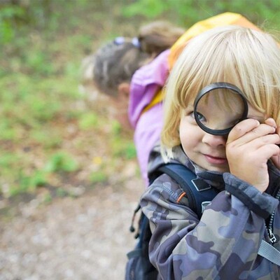 5Pcs Science Toys For Kids Magnifying Glass Outdoor Observat