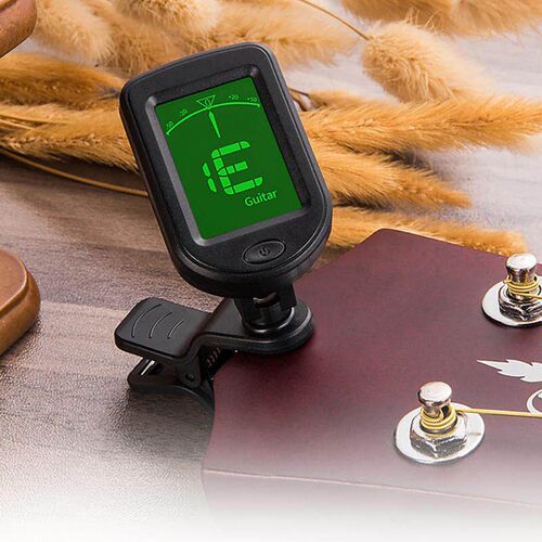 Guitar Tuner Digital Clip-On Tone Tuner for Electric Ukulele