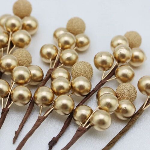 (10 Pcs/pack) 10cm Christmas Tree Berry Decoration Simulatio