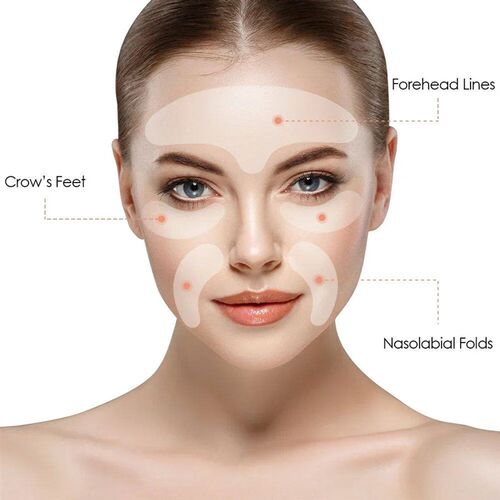 5Pcs Reusable Silicone Patches Anti Rimpel Pads Silicone Wri