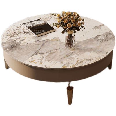 Light Luxury Coffee Table Modern Simple High-end Round Coffe