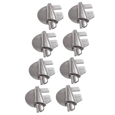 AD29-8PCS Sewing Rolled Hemmer Foot,3-10mm Wide Narrow
