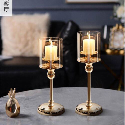 Decorative candlestick candle holder rotating household