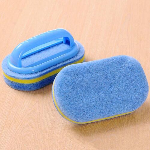 Kitchen Bathroom Toilet Cleaning Brush Sponge Glass Wall Cle
