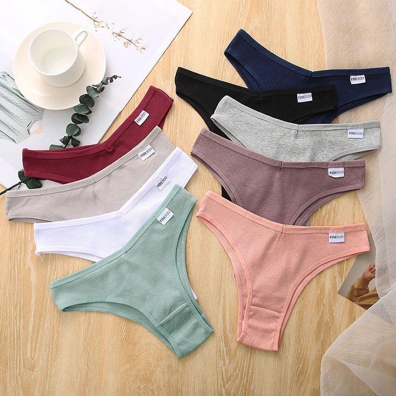 5Pcs/set Women Brazilian Panties Cotton Underwear M-XL Comfo图片