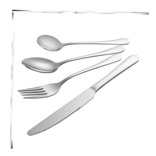 Stainless steel cutlery knife, fork and spoon three piece 1