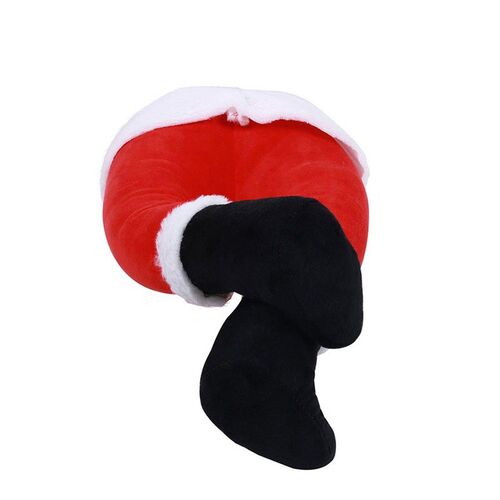Santa Claus Legs Christmas Tree Decoration Plush Door Decor