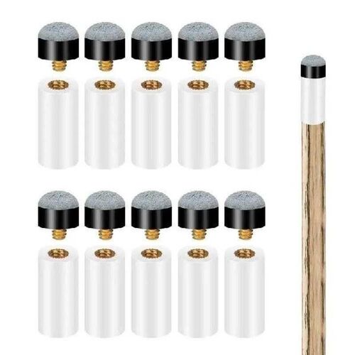 Cue Tips For Pool 10pcs Billiard Cue Tips Screw On Billiard
