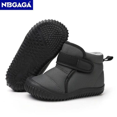 Unisex Kids Outdoor Anti-slip Winter Snow Boots Warm Plush