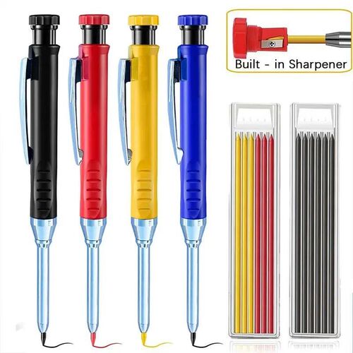 2.8mm Solid Carpenter Mechanical Pencil with Sharpener for W