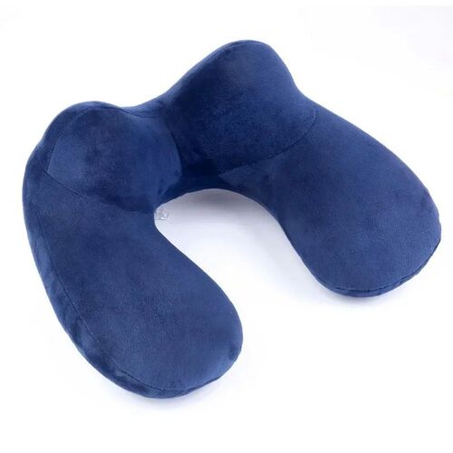 U-Shape Travel Pillow for Airplane Inflatable Neck Pillow Tr