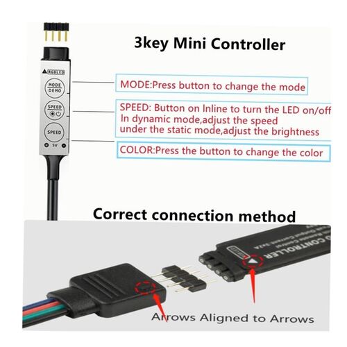 10M 5M Led Strip Light RGB Infrared Bluetooth ontroller luce