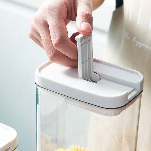 Pasta Storage Box Transparent Plastic Grain Seal Tank Spaghe