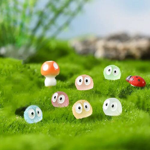 20Pcs Luminous Briquettes Elfs Black Ball Sprite Duck Figuri