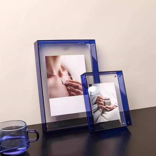 Colorful Acrylic Photo Frame Table Wall Hanging Ins Transpar