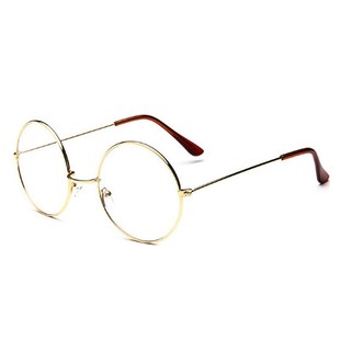 Women Men Fashion Vintage Retro Metal Frames Clear Lens Glas