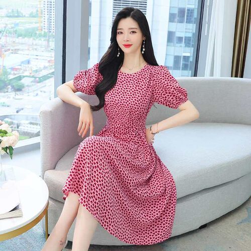 Elegant and fashionable foreign style womens dress. New Fre