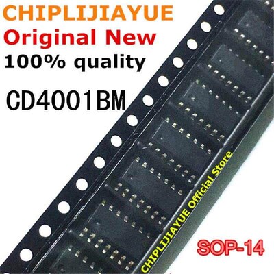 10PCS CD4001BM SOP 14 CD4001B CD4001 4001 SOP14 SMD New and