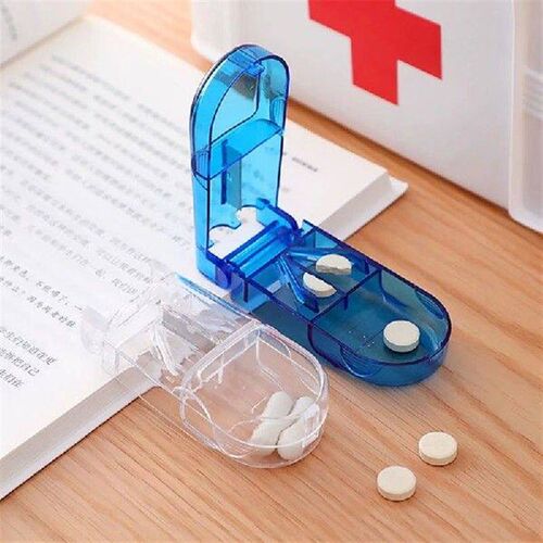 Folding Vitamin for Pill Box for Case Tablet Container