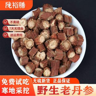 丹参中药材官方旗舰店野生正品和丹参片泡水搭配山楂葛根黄芪作用