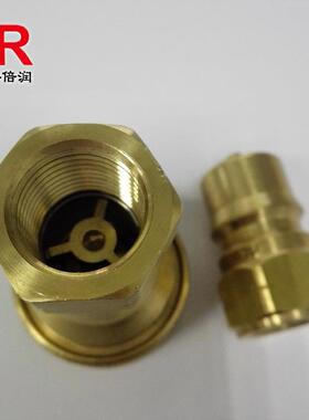 倍润RCT黄铜RTC070.1快速母接头070.13V快插公头
