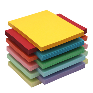 K彩色卡纸厚硬卡纸幼儿园儿童制作材料学生画画diy色卡纸开大张折