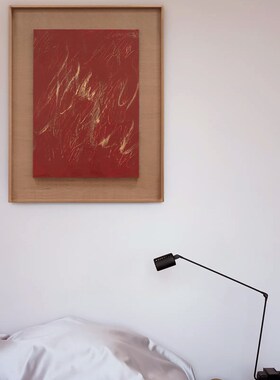 crisis rt 72 艺术微喷现代暗红色抽象画挂画客厅卧室餐厅装饰画