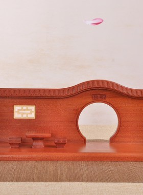 红木雕工艺品摆件底座玉器展示架开业乔迁新居礼品家居客厅装饰品