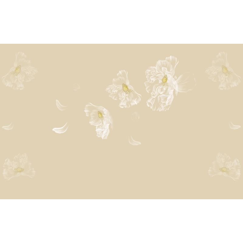 温馨卧室床头壁纸画素色墙布客厅电视背景墙壁布淡雅花朵饭店墙纸,家装主材,定制壁画,淘宝优惠券,粉丝福利购,淘宝优惠卷