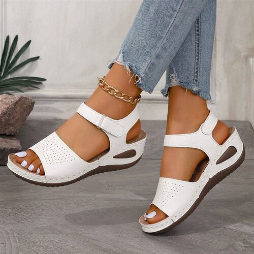 Plus Size Fashion Wedge Sandals for Women Summer 2025 Thick
