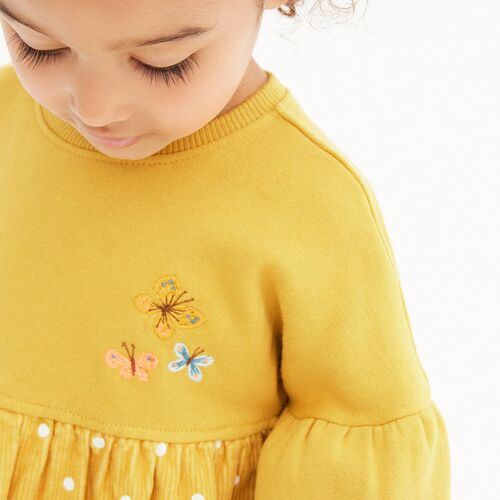 Little maven 2023 Baby Girls Autumn Casual Dress Cotton Long