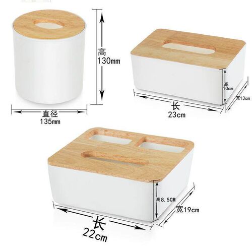 table napkin holder sanitary paper storage tissue box wooden