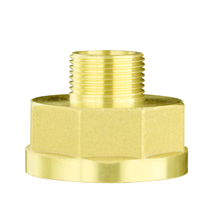 分X1.5寸内丝转分外丝变径六分内外丝直接水管铜接头配件管件