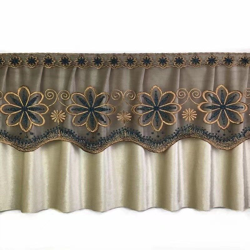 30公分带褶皱绒布帘头帘幔窗帘辅料炕罩边沙发垫加宽裙边下摆边,居家布艺,花边/蕾丝,淘宝优惠券,粉丝福利购,淘宝优惠卷