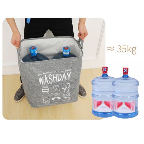 1pc Foldable Laundry Bag Dirty Clothes Storage Container La