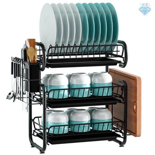 Rack kitchen drop large dish rack shelf bowl chopsticks