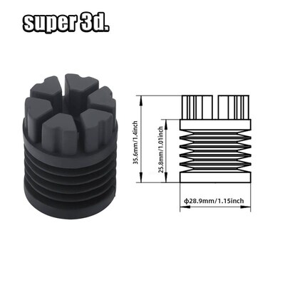 Bambu Lab P1P/P1S Bamboo Anti Vibration Feet Pad Anti-slip A