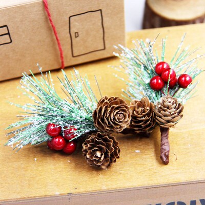 1Pack Christmas Fake Plants Pine Branches For Christmas e Wr