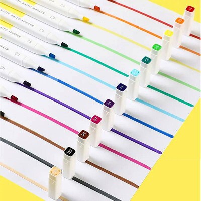12/18/24/36/48 Highlighter Color Pen Double-Headed Color Mar
